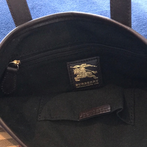 Classic Burberry Check Mini Tote - Picture 5 of 8